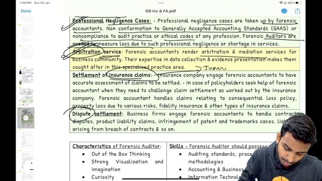 Forensic Audit - CA Final May 2022 onwards | Yash Chandak | Quickly memorize with lecture itself