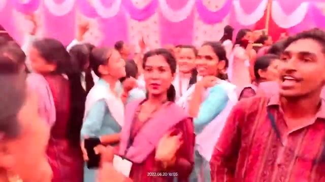 Titlagarh College D.A.V.Program sambalpuri Function College girls and Students #5K_SBP 2022