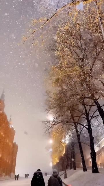 Зима вернулась в Москву - красиво ❤️❄️💕