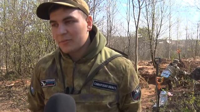 На местах раскопок  Казачков Семён  Самарское региональное отделение поисковый отряд Сокол