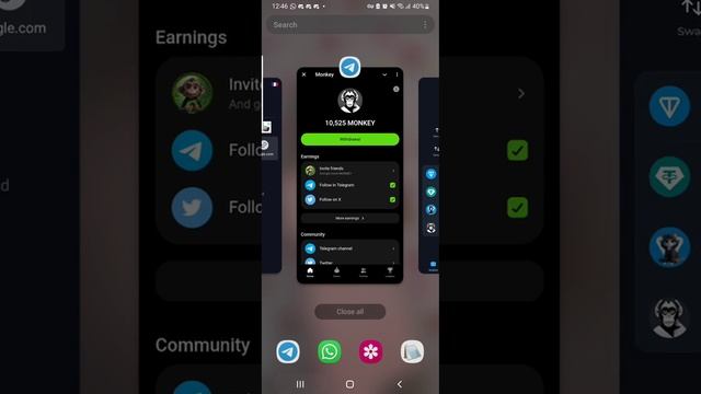 How to withdraw MONKEY TOKEN from Telegram bot to your TonKeeper wallet
