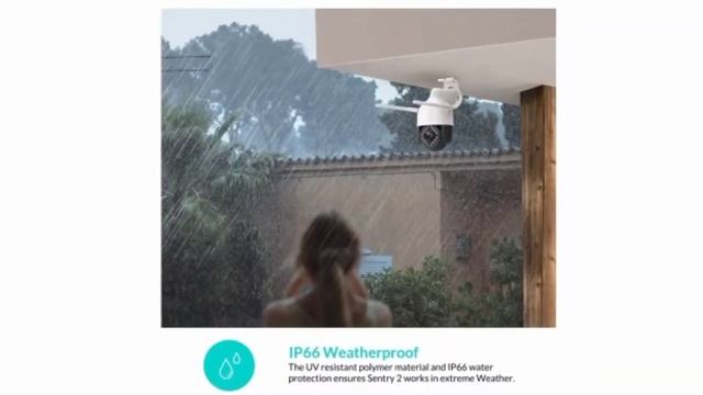Outdoor Security Camera, Netvue Sentry 2 1080P IP Camera   Pan Tilt 4X Digital Zoom, 360° View