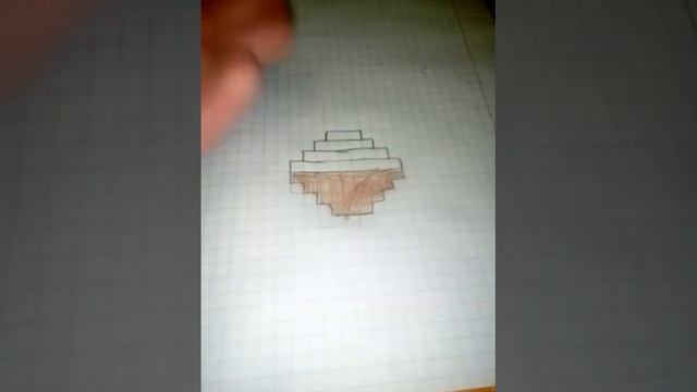 Рисуем по клеткам кекс