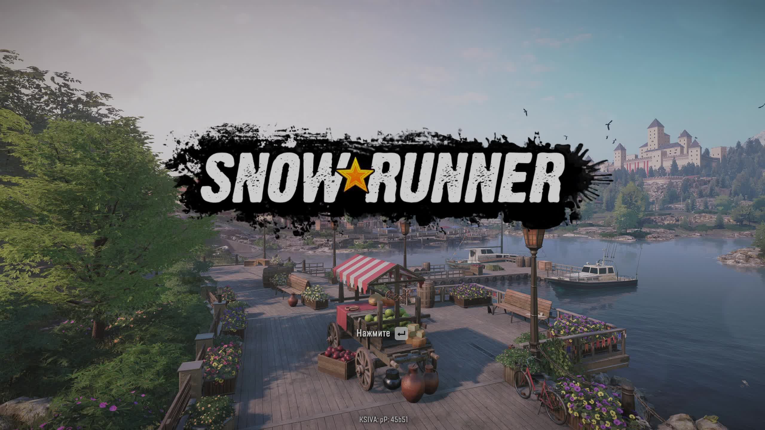 Snow Runner - карта АМУР - Восстанавливаем дороги Чернокаменка