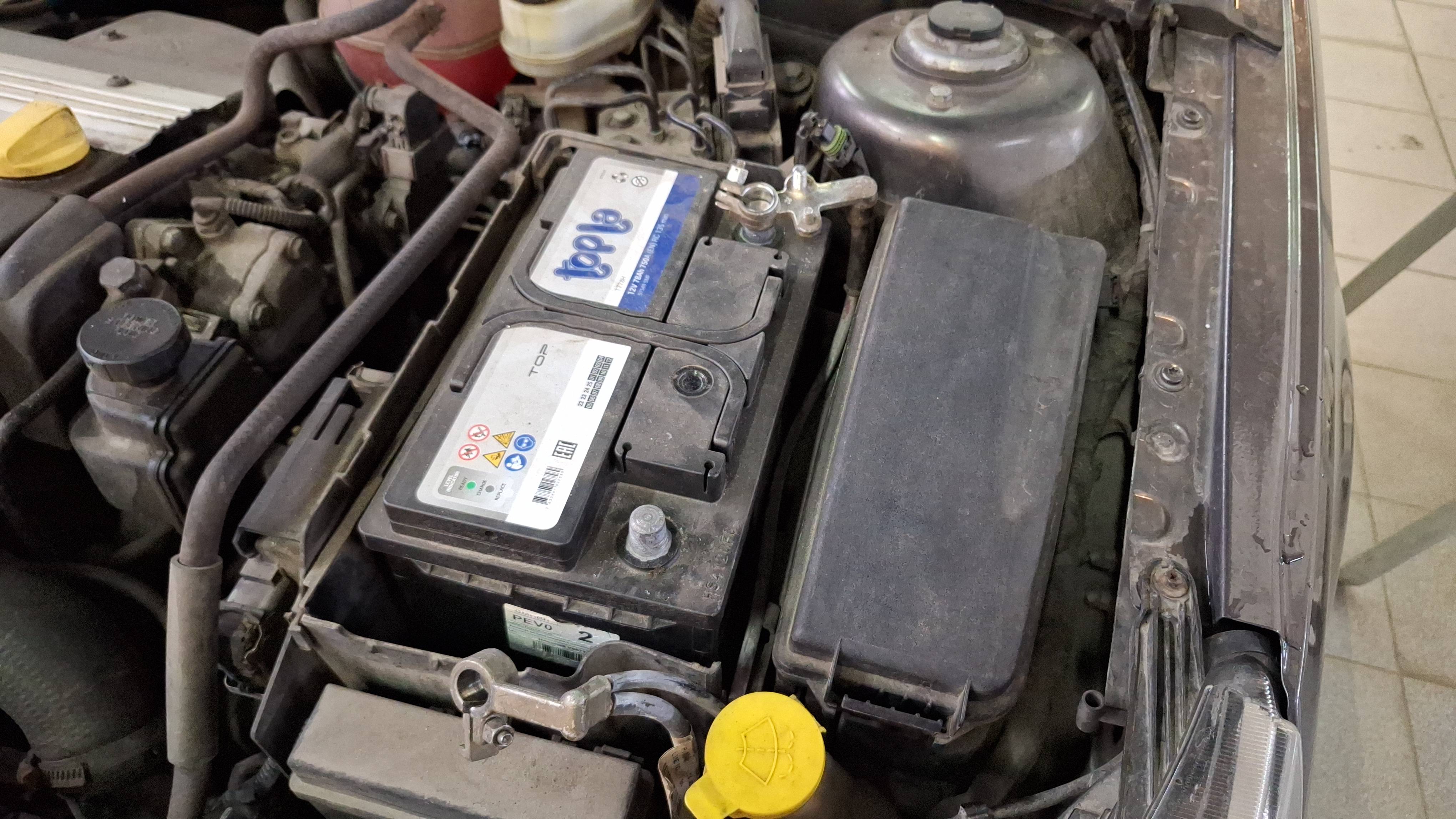 #159 SAAB 9-3: диагностика и установка короткого провода аккумулятора на "+"