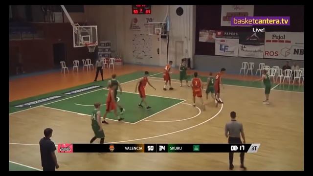 Skuru Basket (P02) mot Valencia Basket Club - 2018-06-09