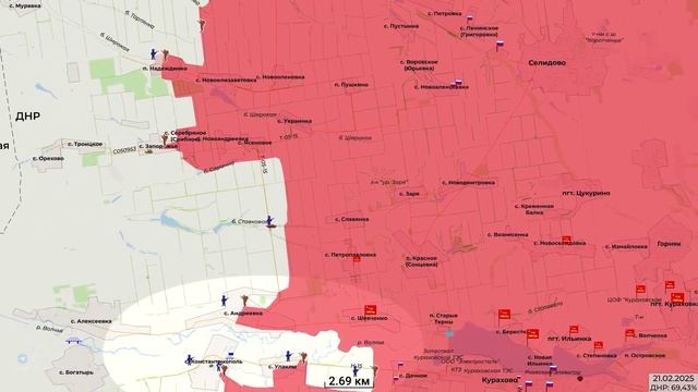 Взятие Улаклы и обстановка на Северском направлении. Сводка на 21.02.2025 год !!!