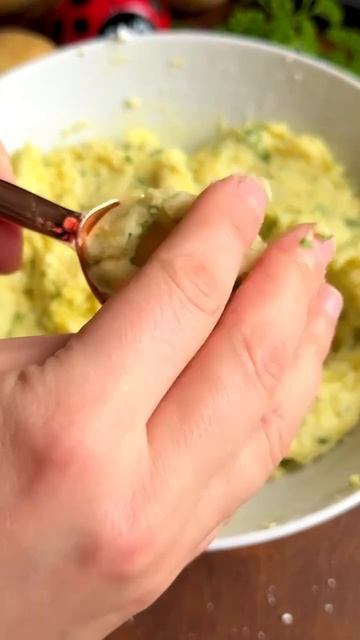 Хрустящие картофельно-сырные шарики