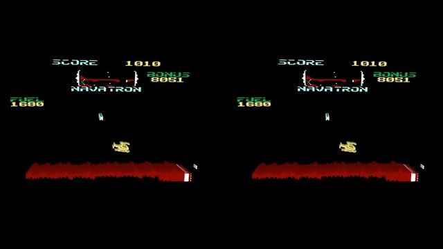 C64 Fort Apocalypse 3D in stereoscopic