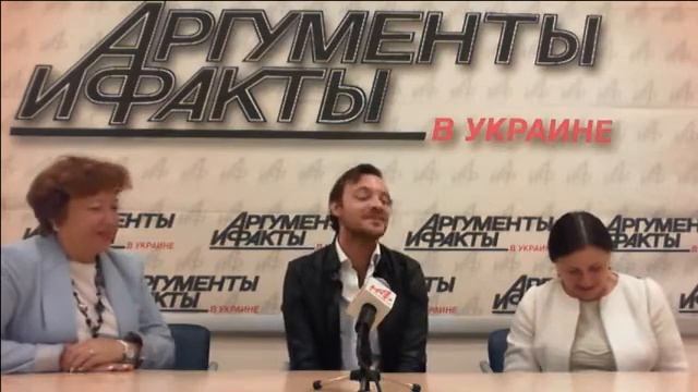 Нина Матвиенко и Paul Manandise в гостях в АиФ.ua