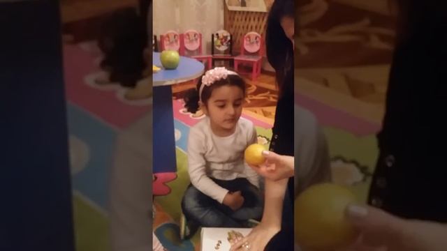 Открытый урок старшей группы садика "Sehirli Aləm"