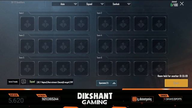 Shivaye Esports T2 Qualifiers for PUBG BEAST LEAGUE 4 | Join our Discord (1 min Delay) #GO #CORONA