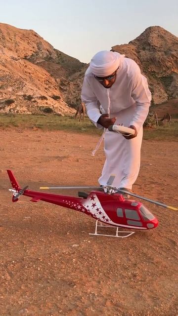 No way !! Even Camels 🐪 love Helicopters