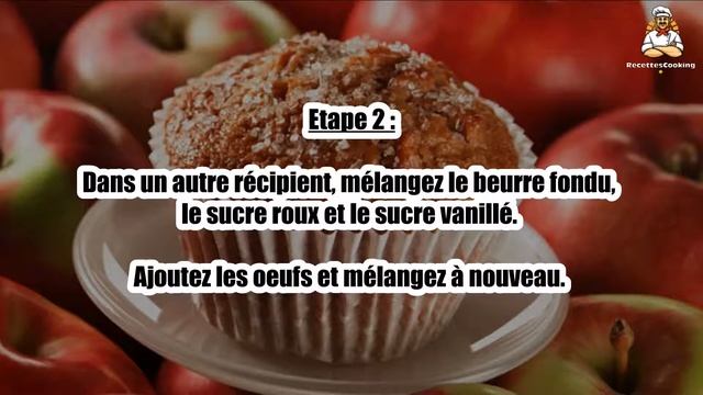 Recette : Muffins nordiques à la pomme et aux spéculoos