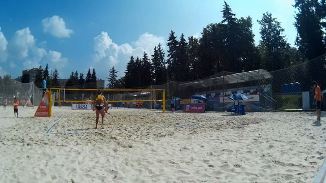 04 Beach volleyball Russia Cup 2016  Moscow  Klimanskaya Spineva and Lobanova Karpukhina