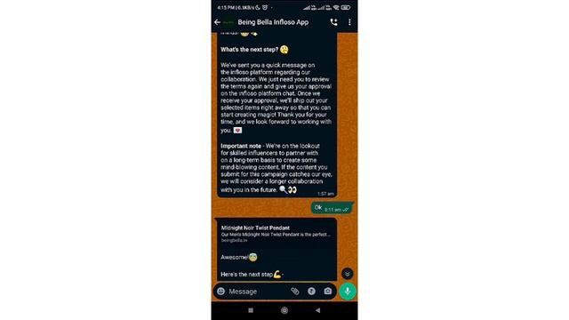 Infloso App Shortlist | Infloso App se Sponsorship मिलने के बाद क्या करें |