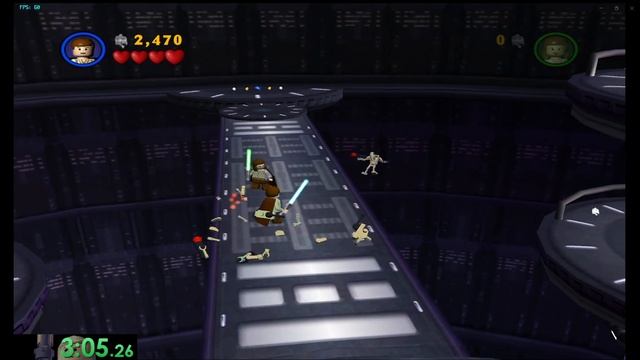 Lego Star Wars The Video Game 1-6 (Story Mode, GameCube EMU, Solo) Speedrun in 6:17