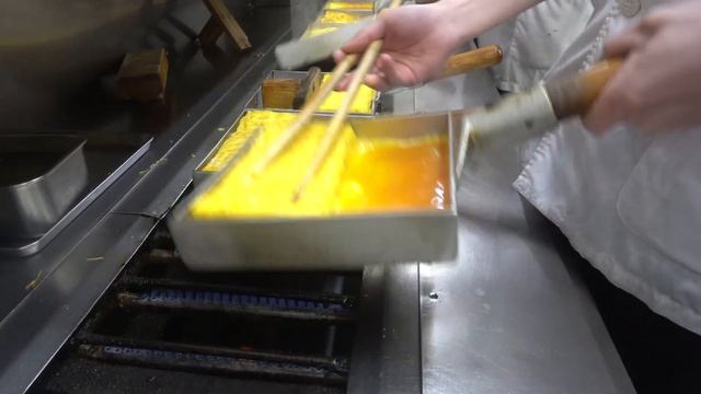 Japanese Omelette called Tamagoyaki. Make 3000 a day  | street food | egg | Tokyo