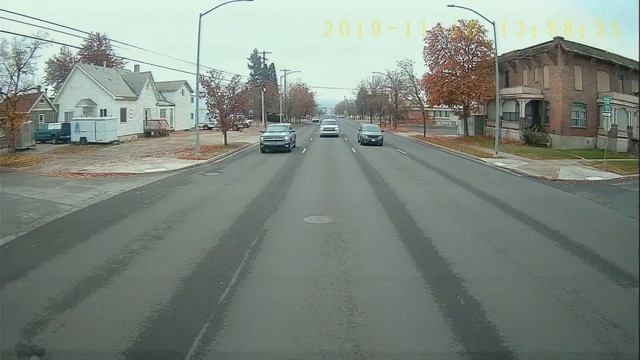 DMYCO HD 2560P 12" Car Dual Dash Cam Rear Sample Video - raw video RAM ProMaster #vanlife