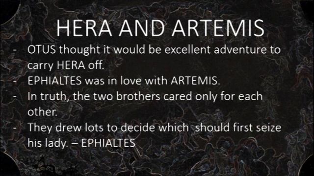 UTOS AND EPHIALTES (Mythology)