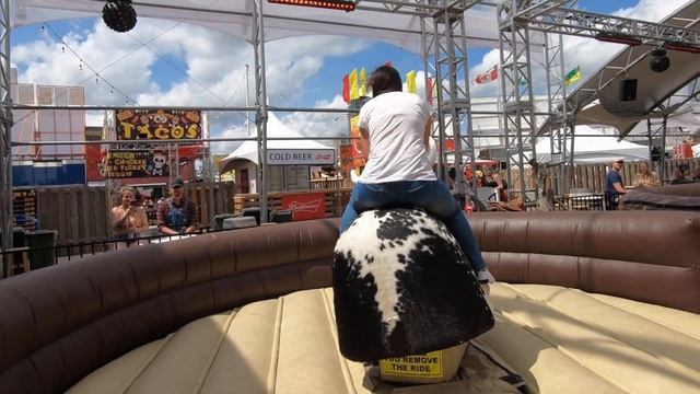 CLUMSY BULL RIDING in Calgary STAMPEDE