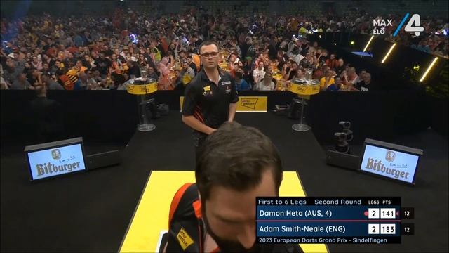 PDC European Darts Grand Prix 2023 Round 2 Damon Heta vs Adam-Smith Neale 2023 05 27 HUN