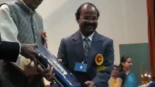 My DAD recieving National Award