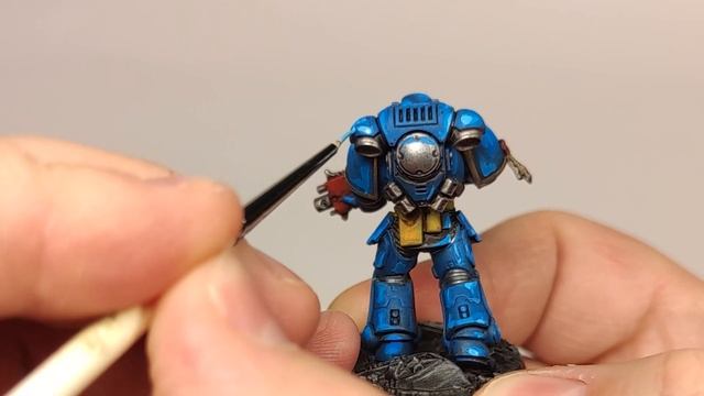 Ultramarine painting easy. Розмальовую спеймаріна фарбами ICM