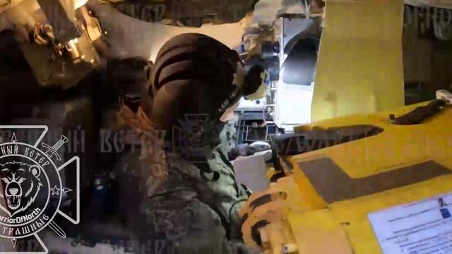 На_линии_огня   💥Кадры боевой работы экипажа танка Т-72Б3 группировки войск «Север»   Танкисты