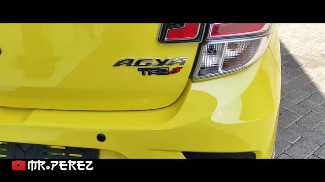 Komparasi Warna Kuning Pada Agya TRD Lama dan Model Baru Agya TRD