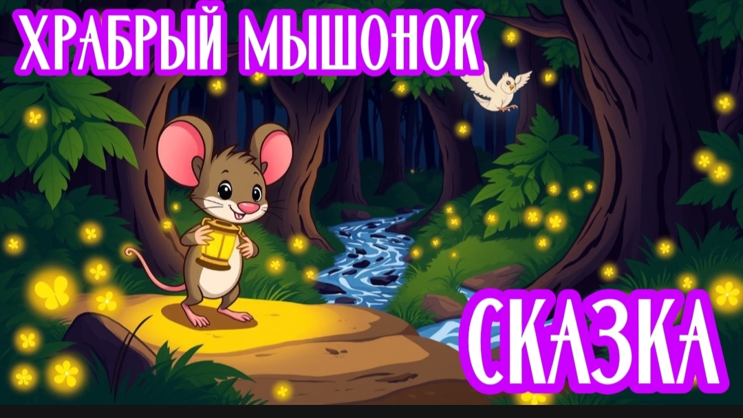 ДЕТСКАЯ СКАЗКА | ХРАБРЫЙ МЫШОНОК | СКАЗКА ДЛЯ ДЕТЕЙ