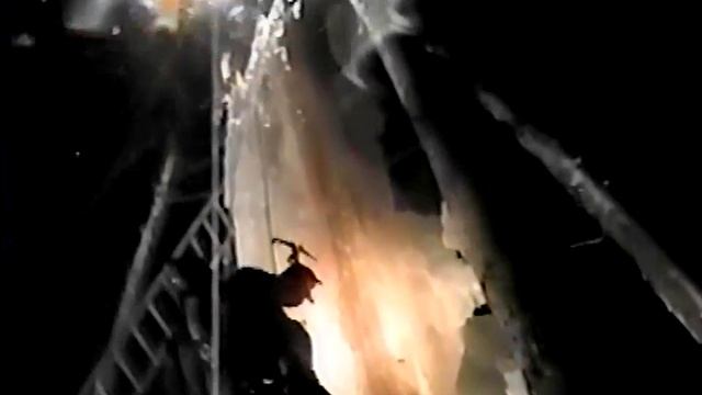 Dan Osman Ice Climb in backyard