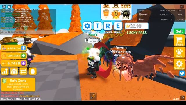 gettign a rainbow pet in saber simulator