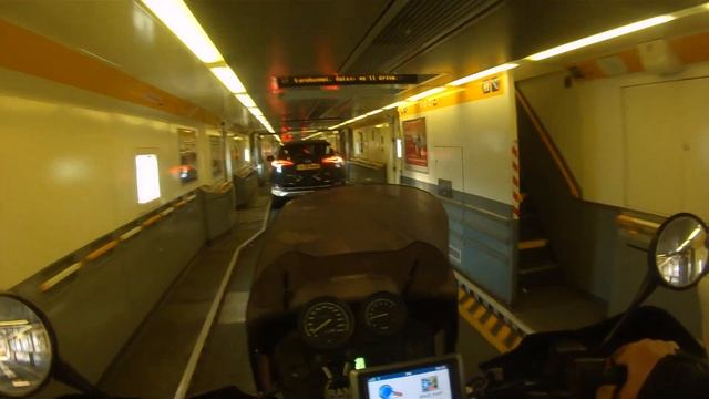 Entering the Channel tunnel train