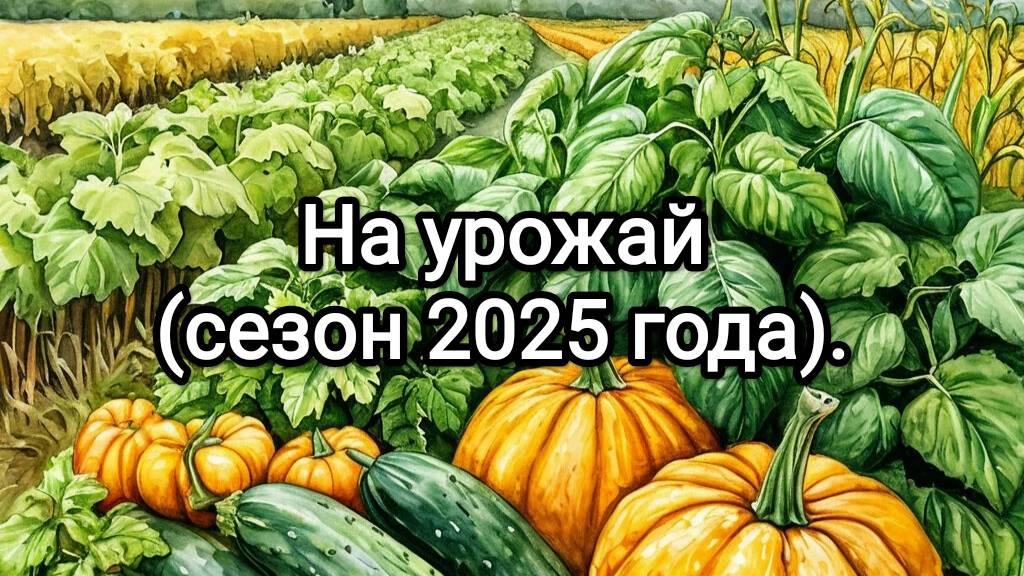 На урожай