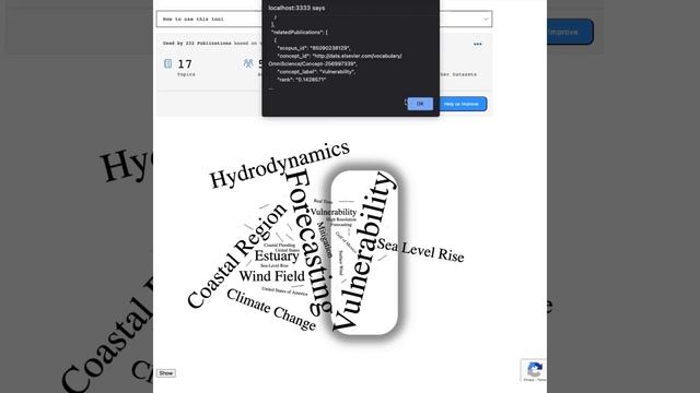 Dataset Usage Word Cloud POC | Coleridge Initiative