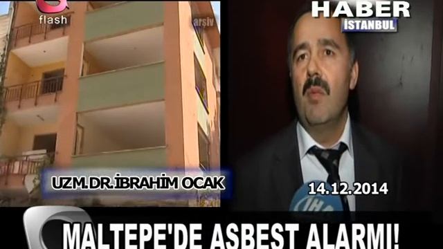 Flash TV - Maltepe'de asbest alarmı