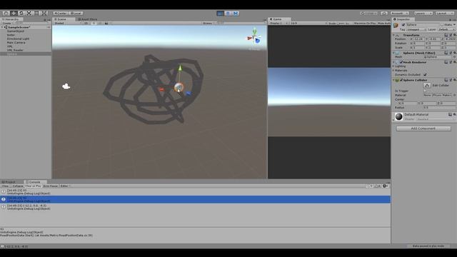 Unity Position Tracking Metric