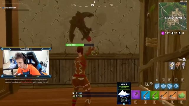 Ninja читает реп под ЭЛЕКТРОШАФЛ/ВЕРАЙ ДЕЛАЕТ КИЛЛЫ СО СНАПЫ/Myth делает эпик килл./