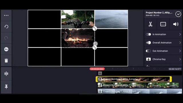 How to make VIDEO GRID or VIDEO WALL in kinemaster...