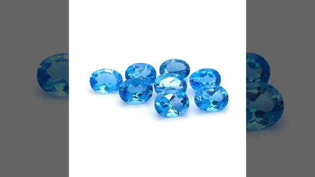 Swiss Blue Topaz - Calibrated Shapes - Fine Cut Gemstones