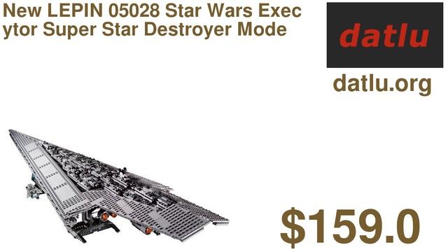 New LEPIN 05028 Star Wars Execytor Super Star Destroyer Model Building Kit Minifigure Block Brick
