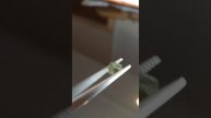 2.61 ct Green Sapphire finished weight