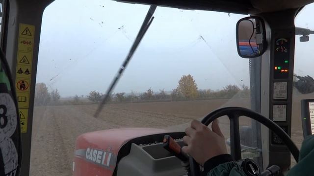 Siew pszenicy 2015 [ Case Puma 145 CVX, LEMKEN Zirkon 8 & Saphir 7 ]