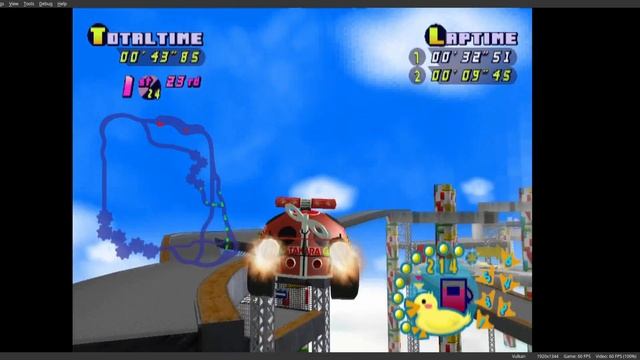 Choro Q HG 2 - Tin Raceway - 1'39"600 - NTSC - PS2 emu