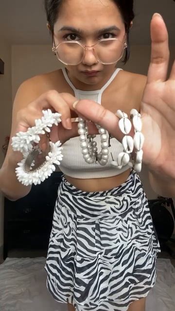 Dressing like a Zebra 🦓#grwm #fashion #thrifting #upcycling