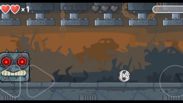 Red Ball 4 - Gameplay Level 45 Box Factory Boss
