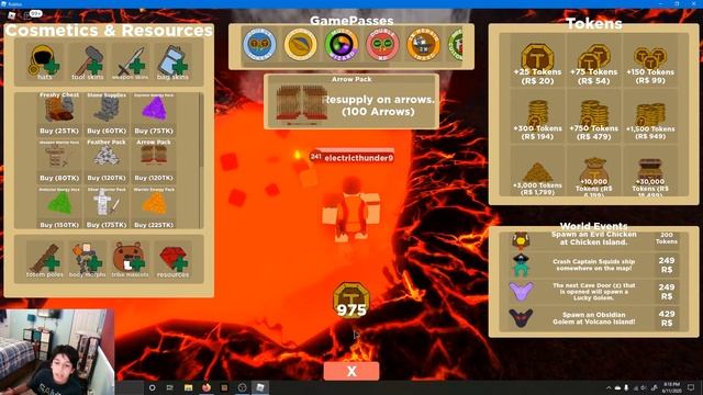 how to get obsidian in island tribes roblox