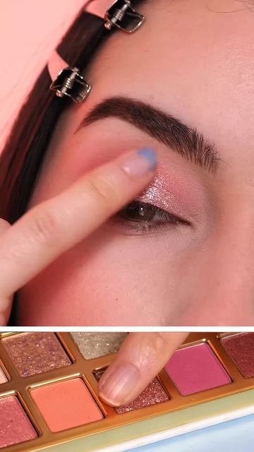 Simple Pink Eyeshadow Tutorial for Spring Soft Subtle Look #eyeshadow #eyemakeup