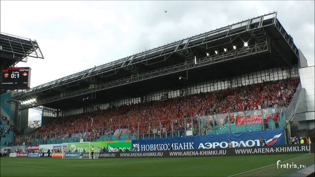 КБ трибуна на дерби цска vs "Спартак" + перекличка с игроками / 17.08.2014 (HD) Fratria.ru